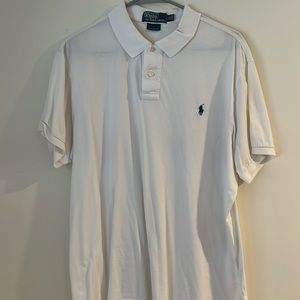 Polo Ralph Lauren short sleeve polo, white, size XL